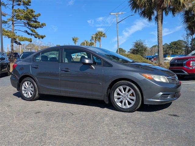 Used 2012 Honda Civic EX-L with VIN 19XFB2F93CE310631 for sale in Goose Creek, SC