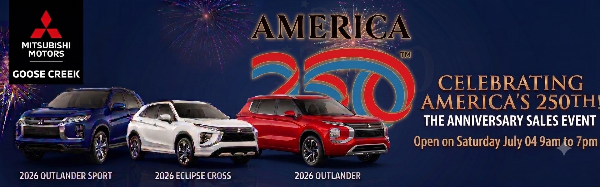 America 250 Anniversary Sales Event - Goose Creek